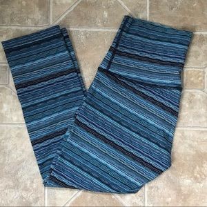 Lululemon cyber stripe wunder under crop